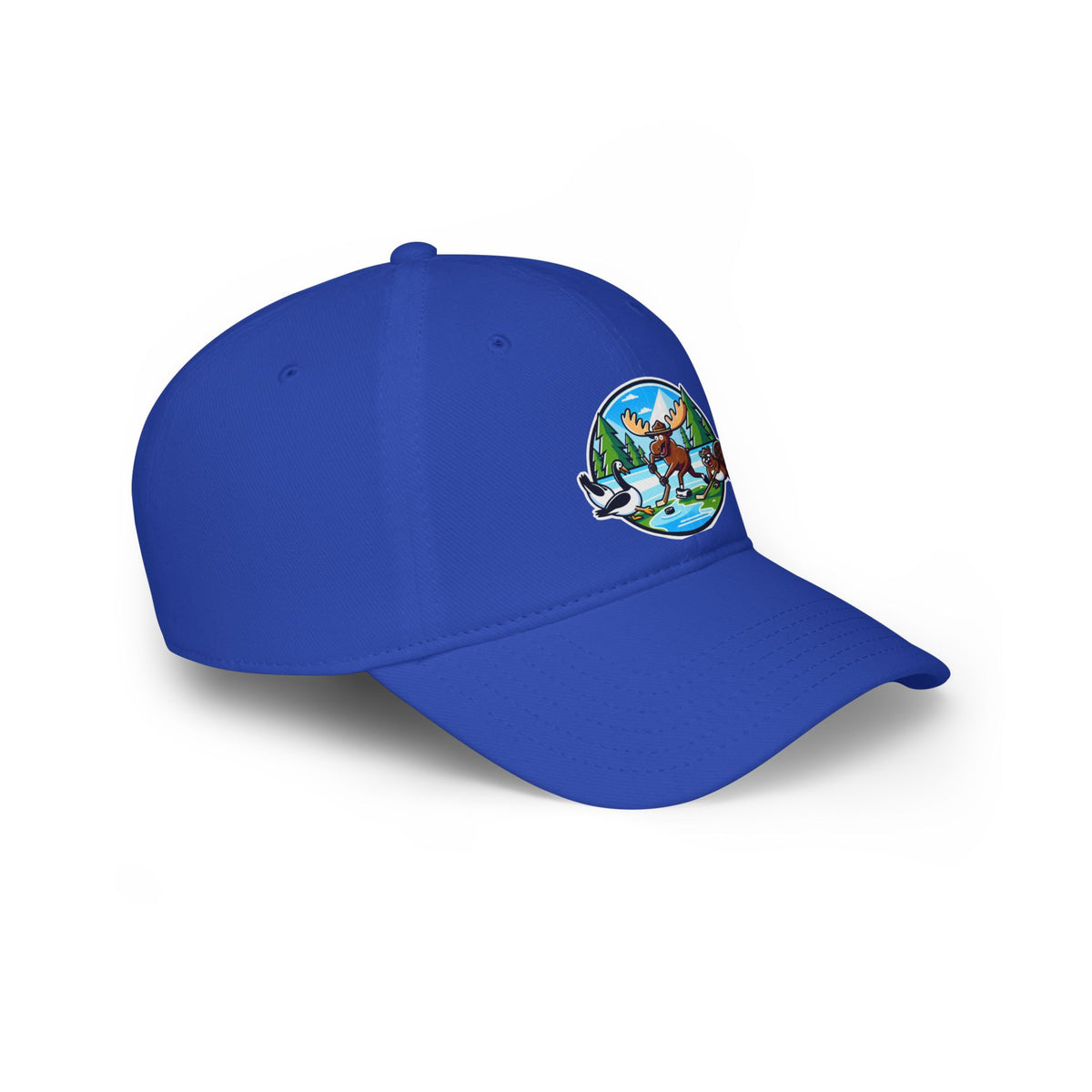 Nature-Inspired Moose Low Profile Baseball Cap