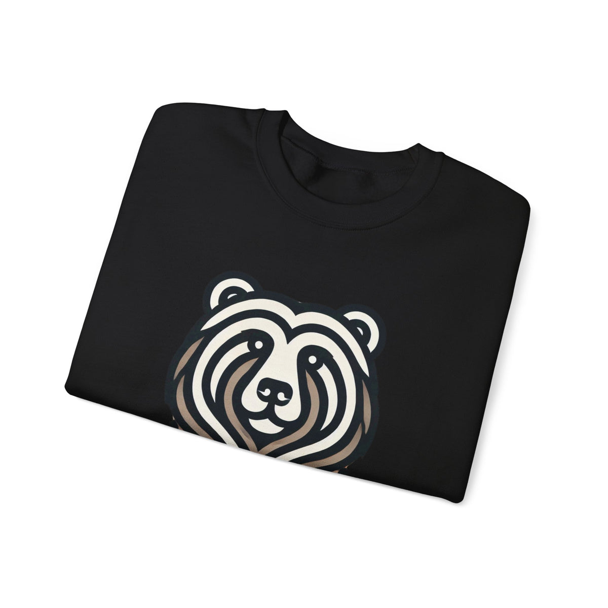 Bear Graphic Crewneck Sweatshirt | Cozy Unisex Pullover for Nature Lovers, Gift for Birthdays, Holidays, and Outdoor Adventures