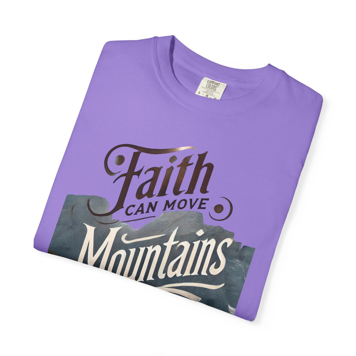 Faith-Inspired Unisex T-Shirt, Casual Tee, Inspirational Gift, Mountain Lovers, Relaxed Fit Wear, Everyday Comfort Shirt