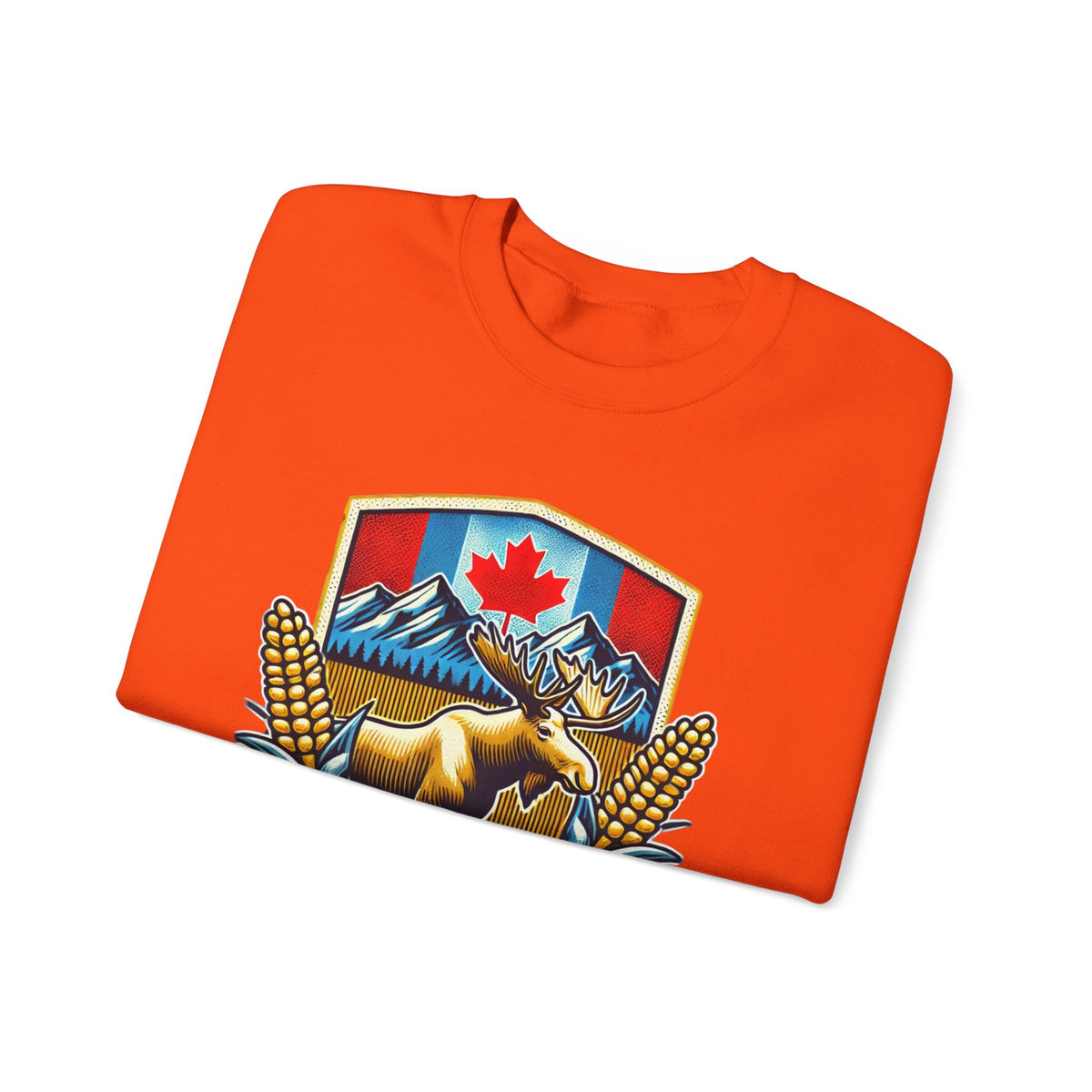 Alberta Crest Crewneck Sweatshirt - Cozy Unisex Apparel for Nature Lovers, Perfect for Outdoor Adventures, Canada Pride, Gifts