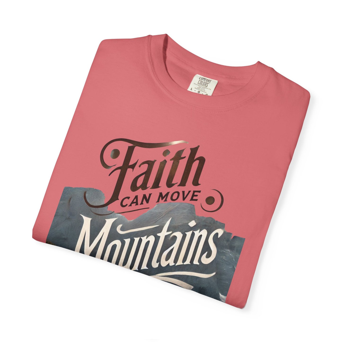 Faith-Inspired Unisex T-Shirt, Casual Tee, Inspirational Gift, Mountain Lovers, Relaxed Fit Wear, Everyday Comfort Shirt