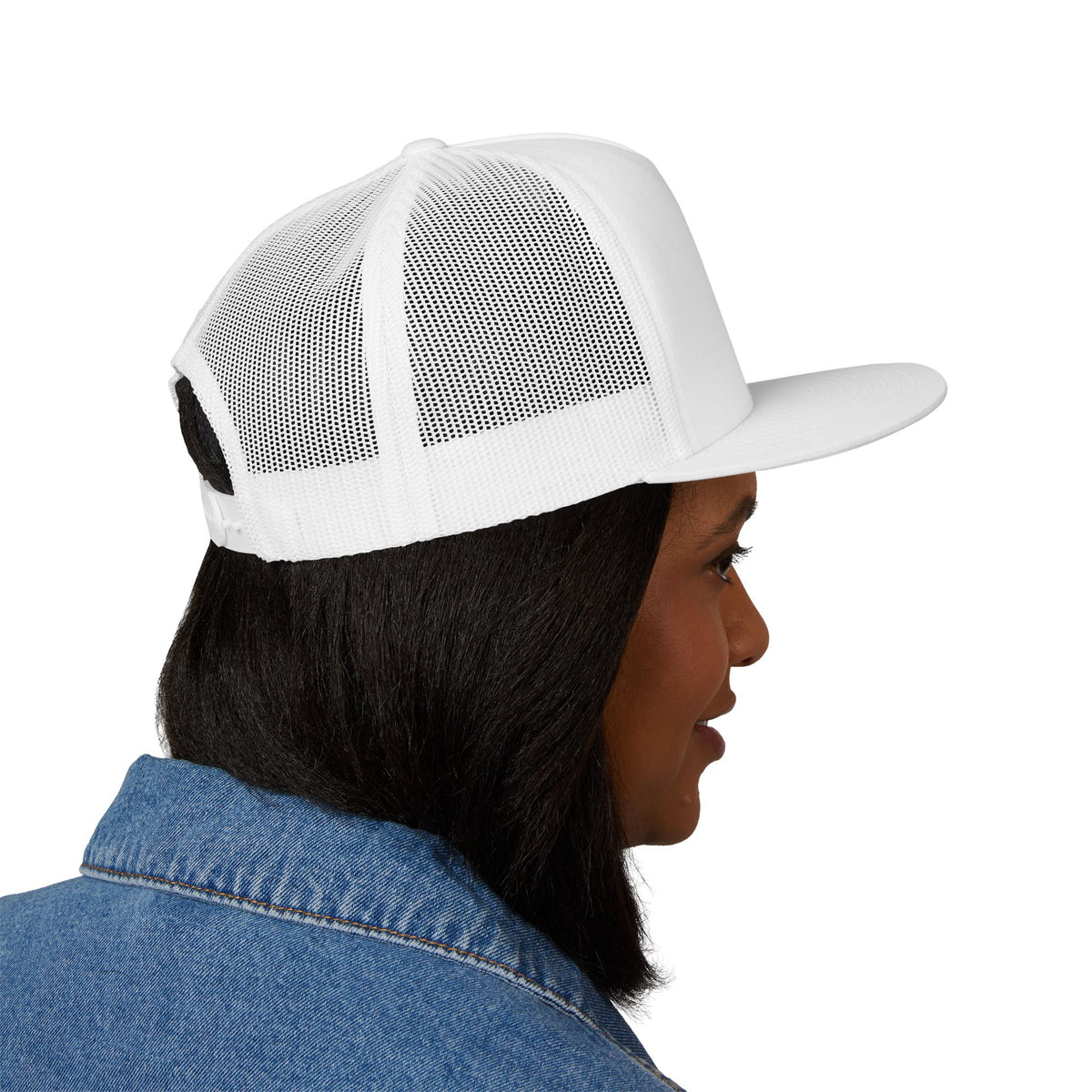Embroidered 5 Panel Trucker Cap - Stylish, Casual Hat for Outdoor Adventures, Festivals, and Everyday Wear, Gift for Him or Her