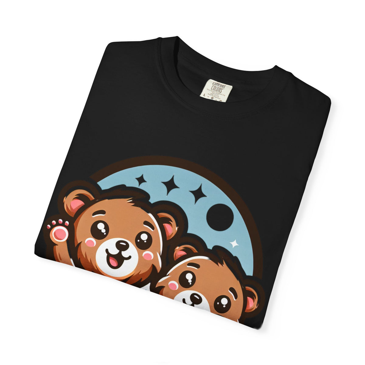 Cute Bear Duo Unisex T-shirt | Cozy Animal Tee, Gift for Kids, Cute T-shirt, Bear Lover Top, Animal Print Shirt