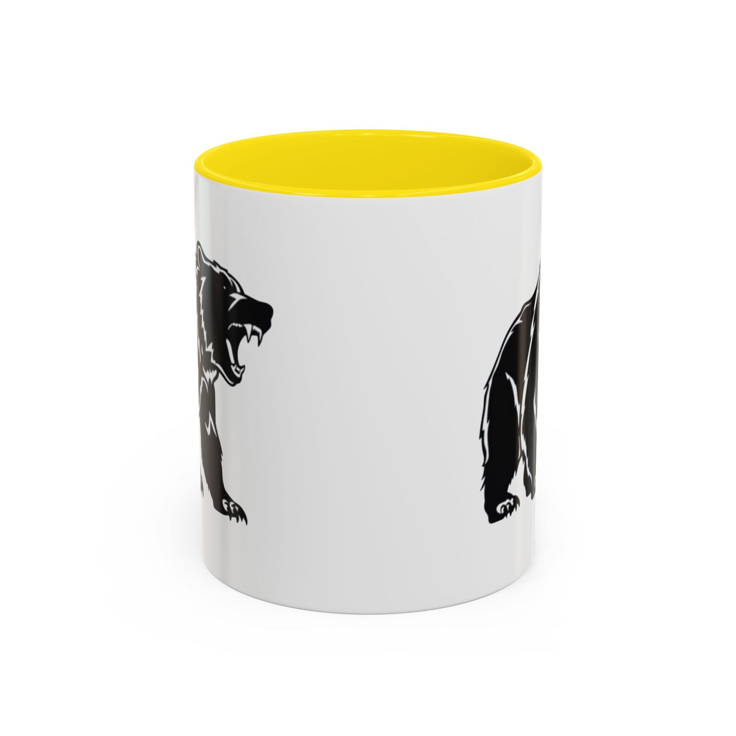 Roaring Bear Accent Coffee Mug - 11oz & 15oz - Perfect Gift for Wildlife Lovers