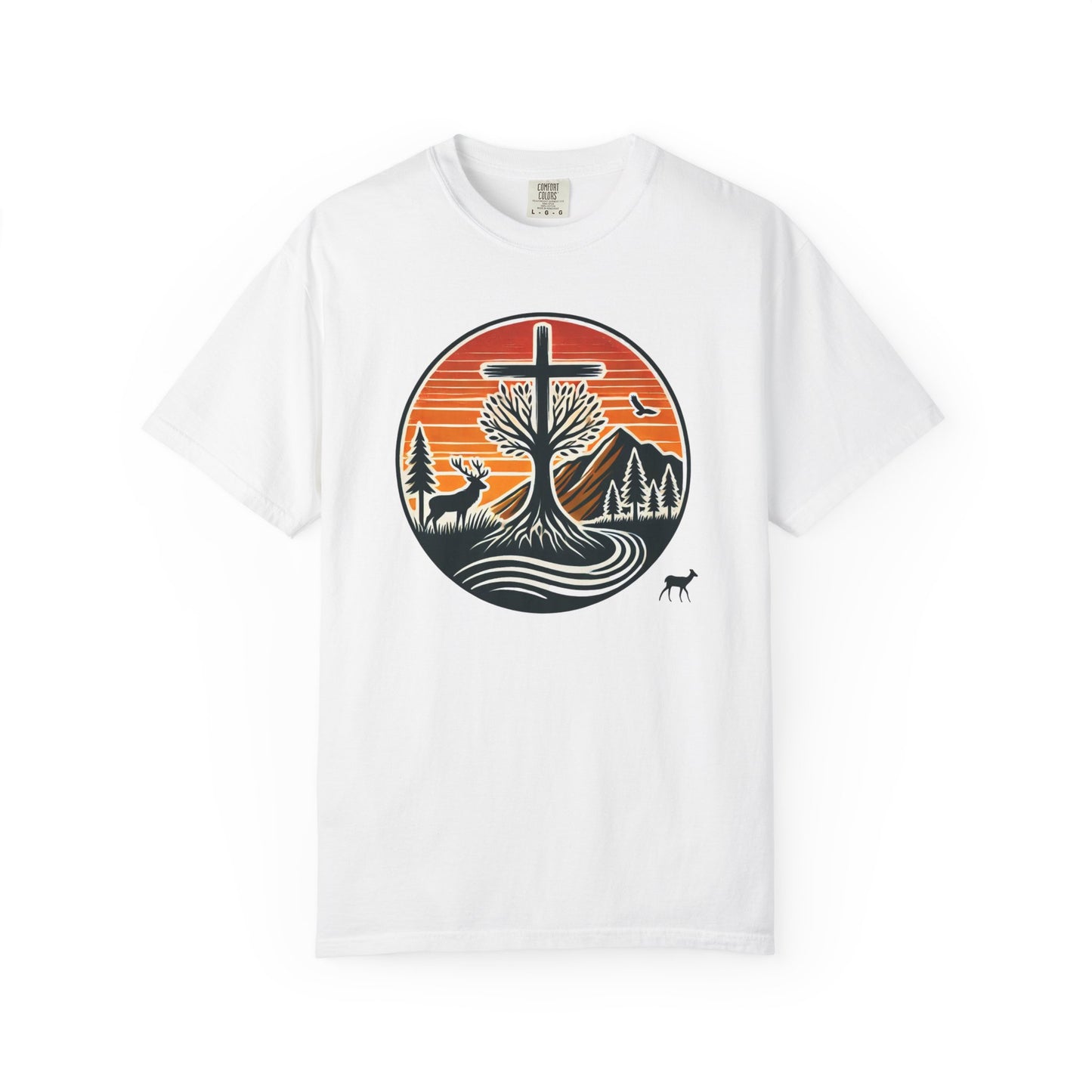 Nature-Inspired Faith T-Shirt | Comfortable Unisex Tee | Perfect for Outdoors, Gifts, Retreats, and Faith Celebrations