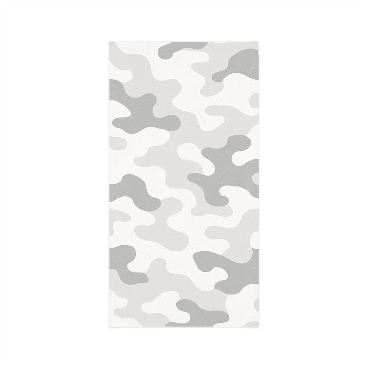 Neck Gaiter — White & Gray Camo Lightweight Face Mask