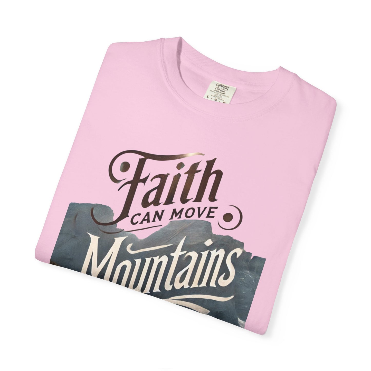 Faith-Inspired Unisex T-Shirt, Casual Tee, Inspirational Gift, Mountain Lovers, Relaxed Fit Wear, Everyday Comfort Shirt
