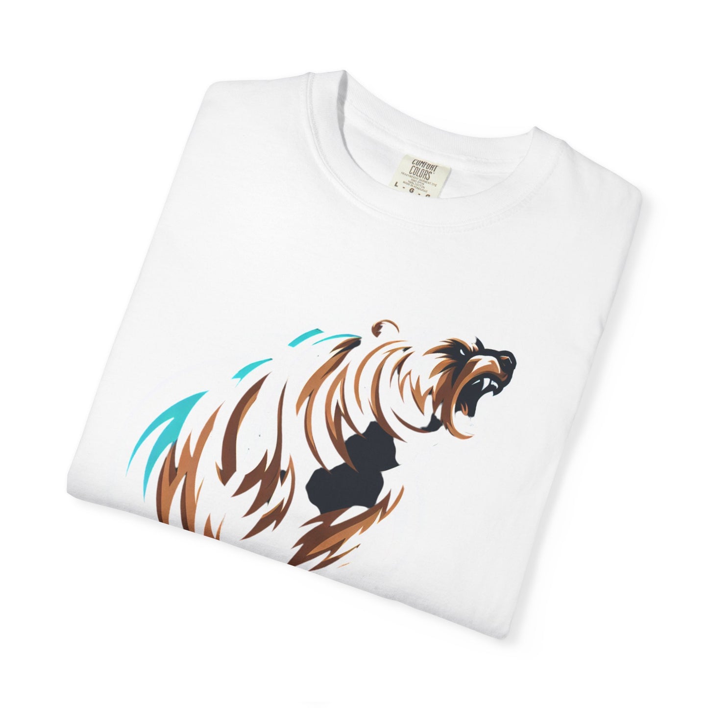 Garment-Dyed T-Shirt with Bear Design - Casual Wear, Gift for Nature Lovers, Unique Graphic Tee, Outdoor Adventure Shirt, Eco-Friendly [...]