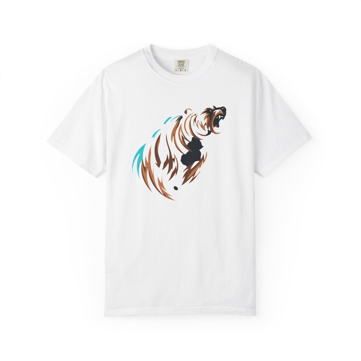 Garment-Dyed T-Shirt with Bear Design - Casual Wear, Gift for Nature Lovers, Unique Graphic Tee, Outdoor Adventure Shirt, Eco-Friendly [...]
