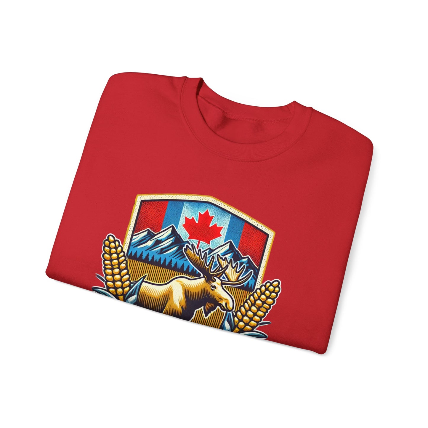 Alberta Crest Crewneck Sweatshirt - Cozy Unisex Apparel for Nature Lovers, Perfect for Outdoor Adventures, Canada Pride, Gifts