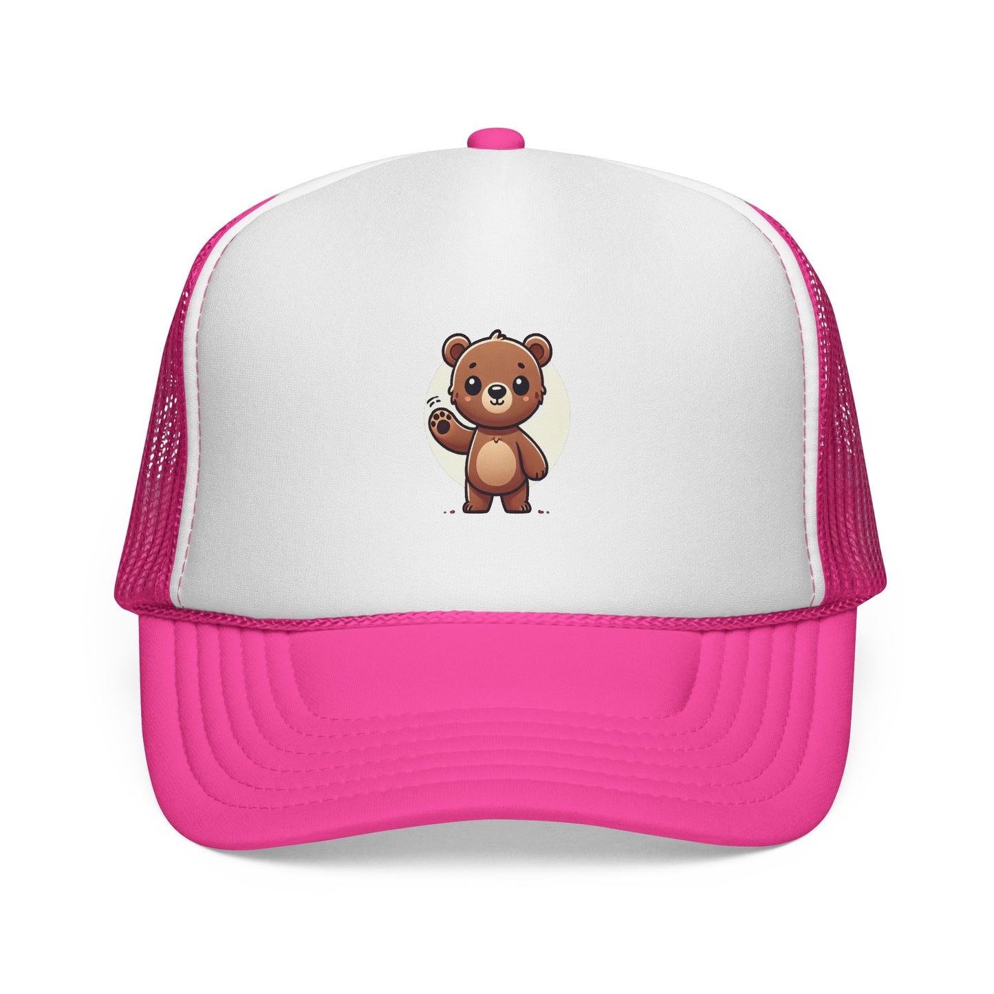 Cute Bear Trucker Cap | Fun Baseball Hat for Kids, Birthday Gift, Outdoor Activities, Farmhouse Decor, Summer Accessory