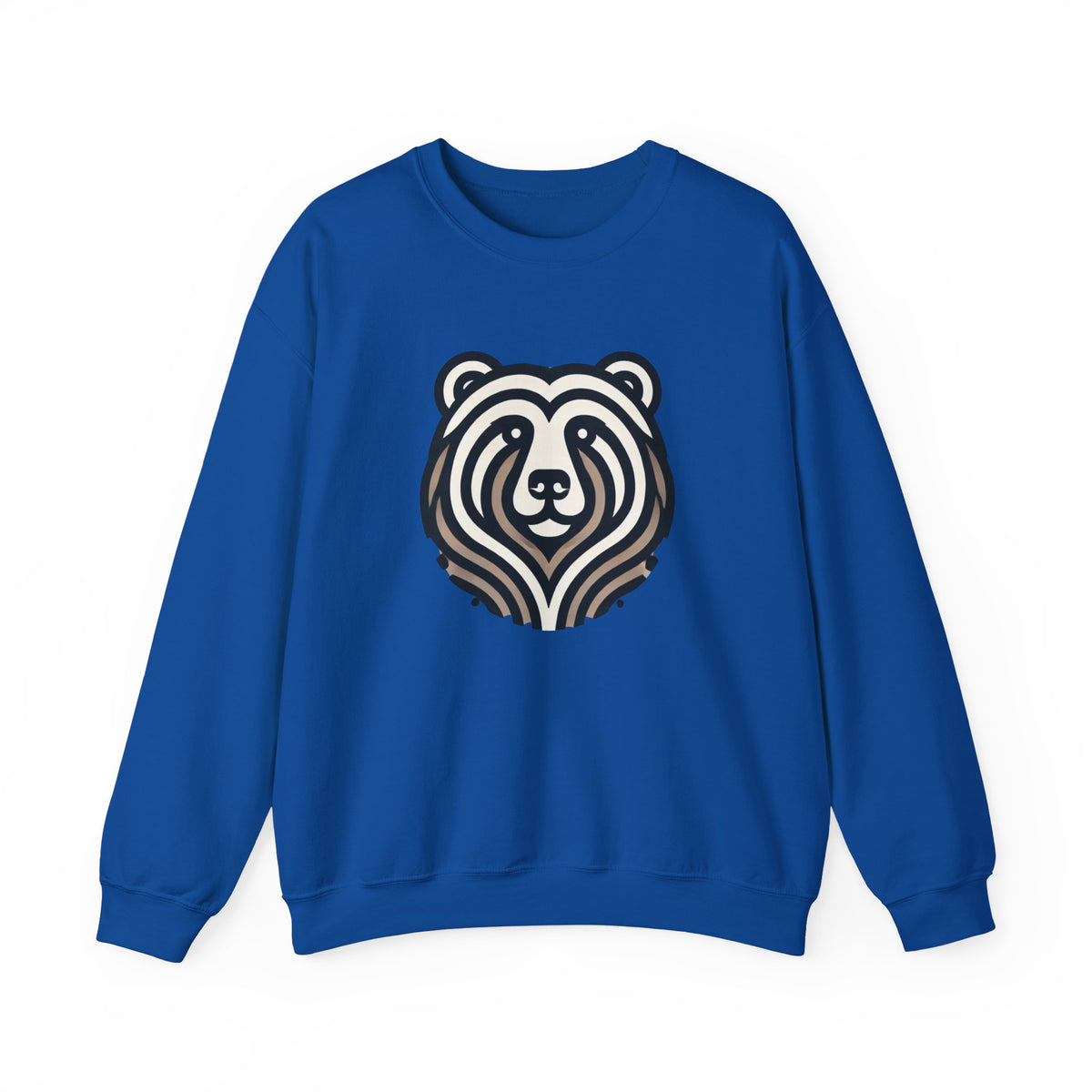 Bear Graphic Crewneck Sweatshirt | Cozy Unisex Pullover for Nature Lovers, Gift for Birthdays, Holidays, and Outdoor Adventures