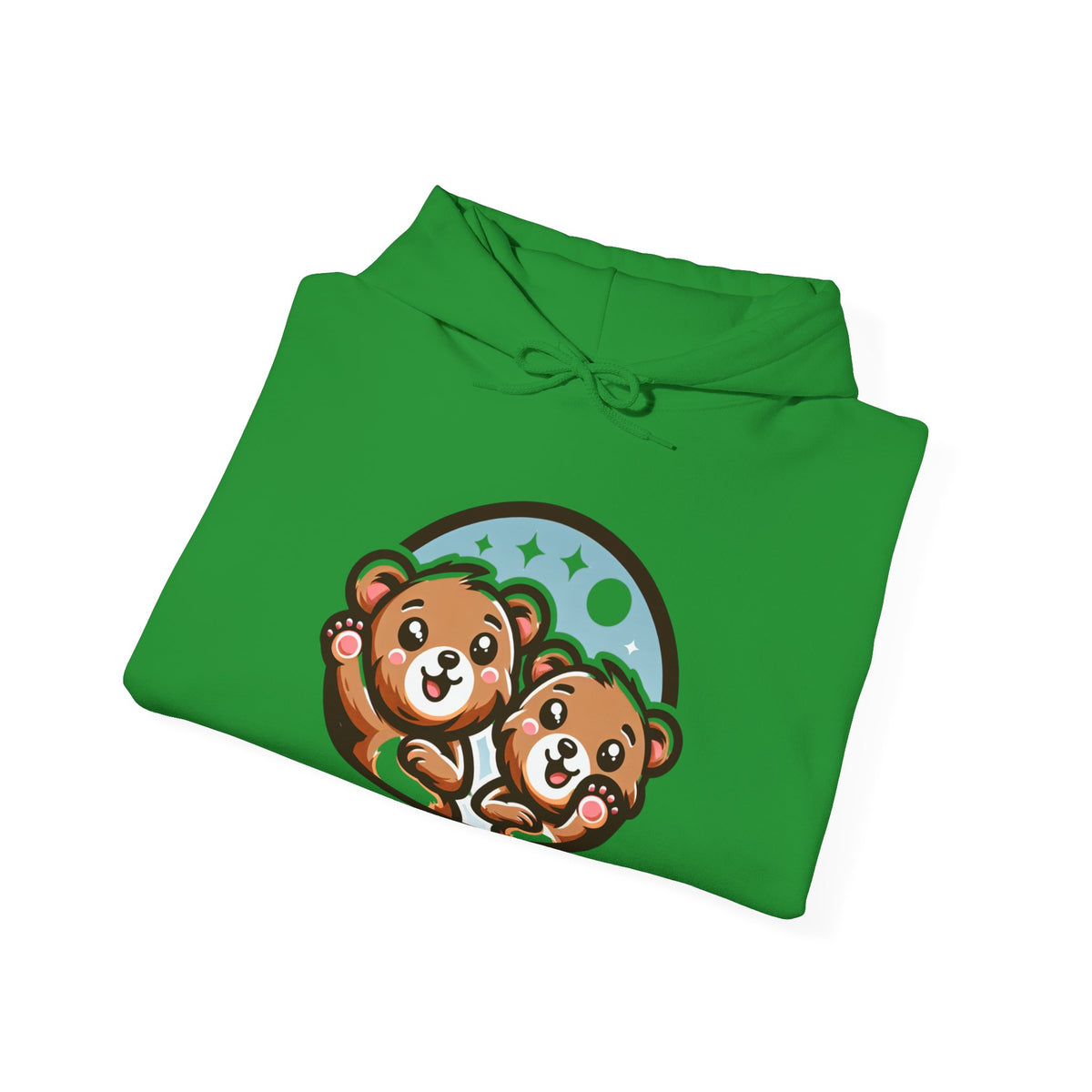 Cute Bear Graphic Hoodie, Cozy Sweatshirt, Animal Lover Gift, Unisex Apparel, Perfect for Casual Wear, Birthday or Holiday Present