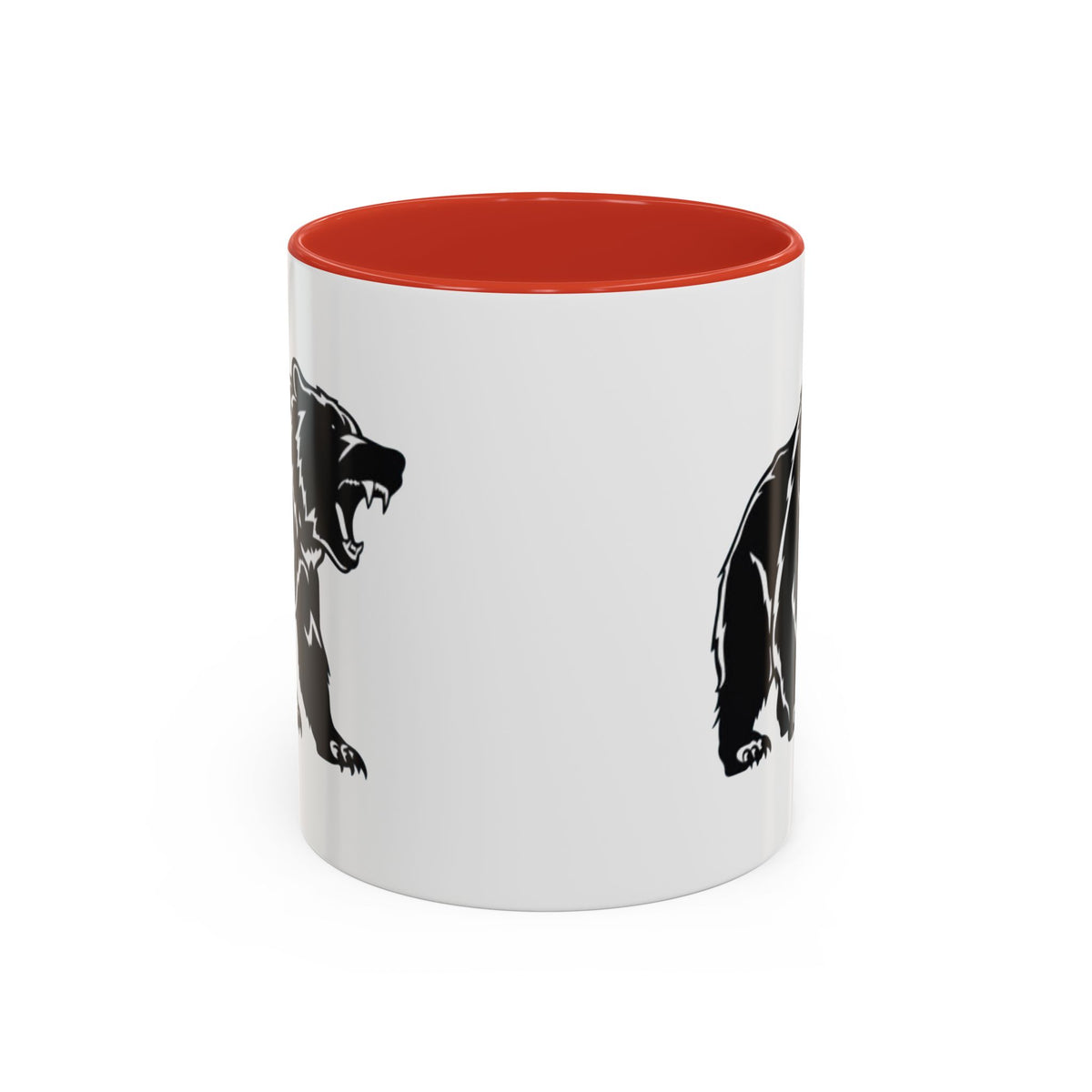 Roaring Bear Accent Coffee Mug - 11oz & 15oz - Perfect Gift for Wildlife Lovers