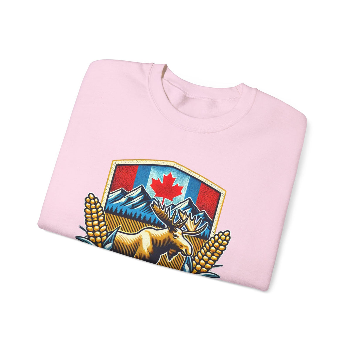 Alberta Crest Crewneck Sweatshirt - Cozy Unisex Apparel for Nature Lovers, Perfect for Outdoor Adventures, Canada Pride, Gifts
