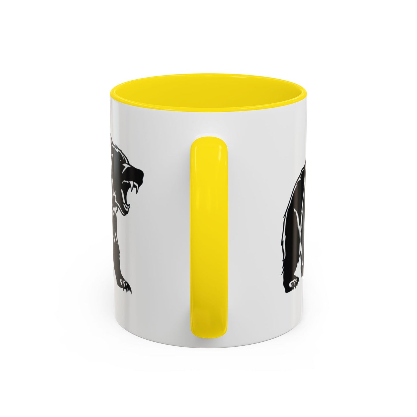 Roaring Bear Accent Coffee Mug - 11oz & 15oz - Perfect Gift for Wildlife Lovers