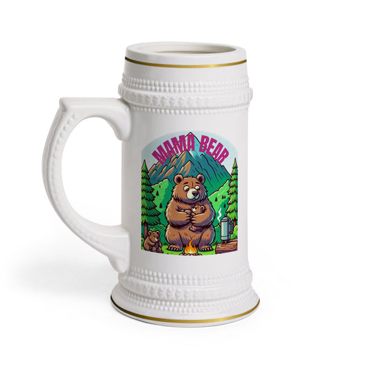 Mama Bear Stein Mug - Perfect Gift for Nature Lovers and Moms