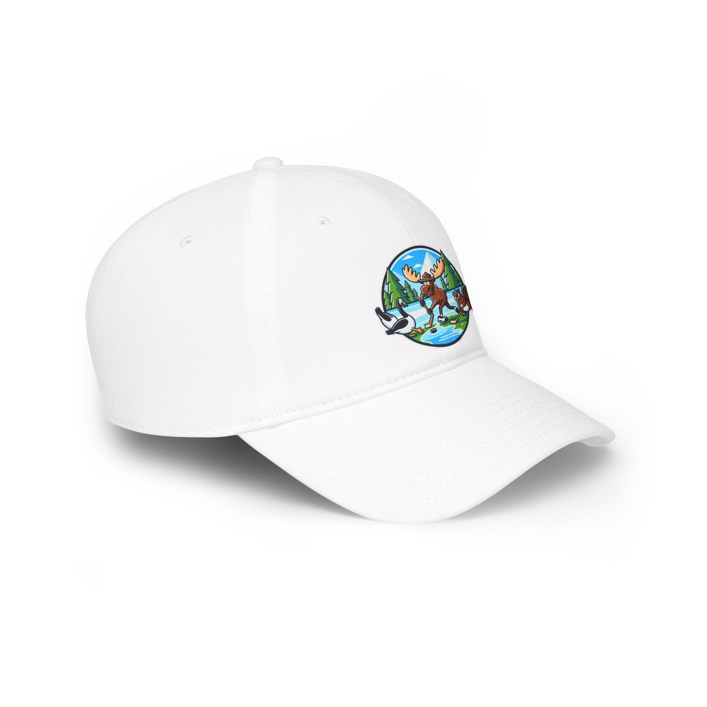 Nature-Inspired Moose Low Profile Baseball Cap