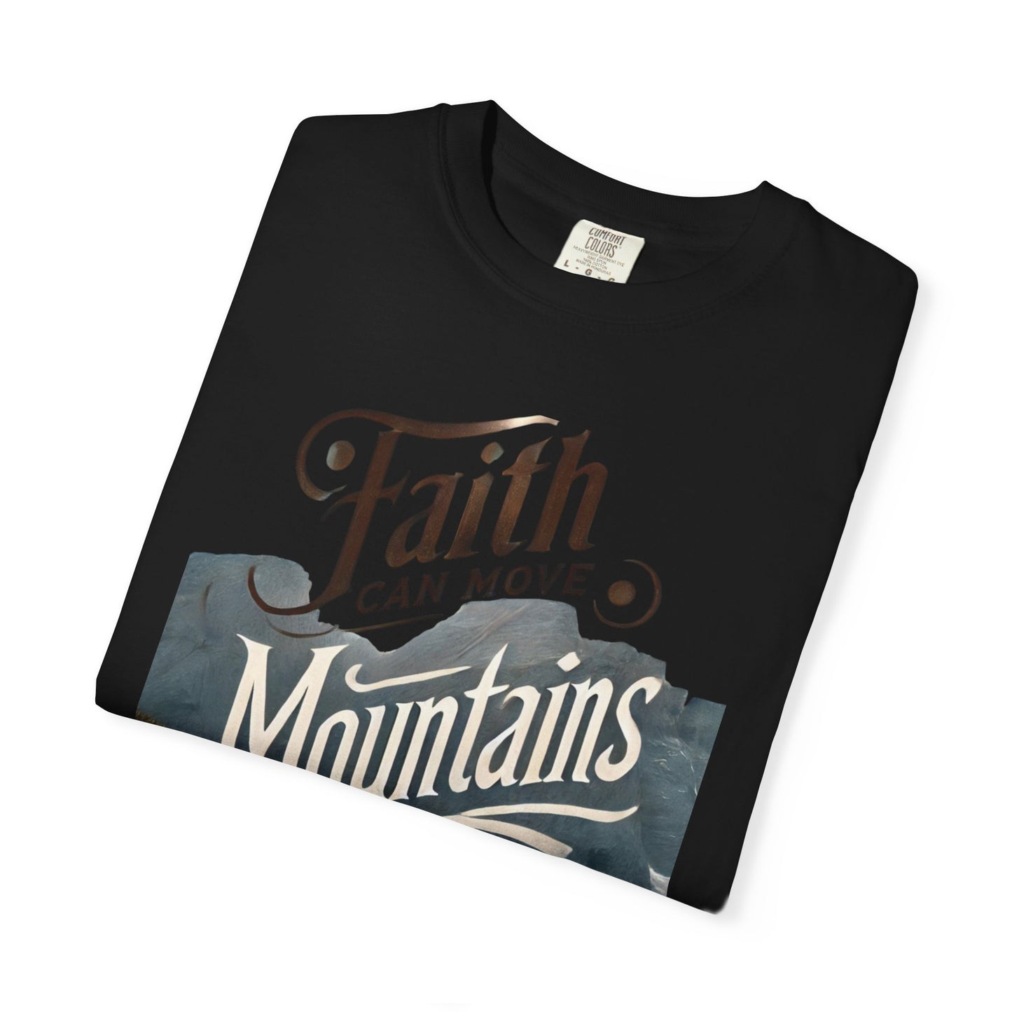 Faith-Inspired Unisex T-Shirt, Casual Tee, Inspirational Gift, Mountain Lovers, Relaxed Fit Wear, Everyday Comfort Shirt