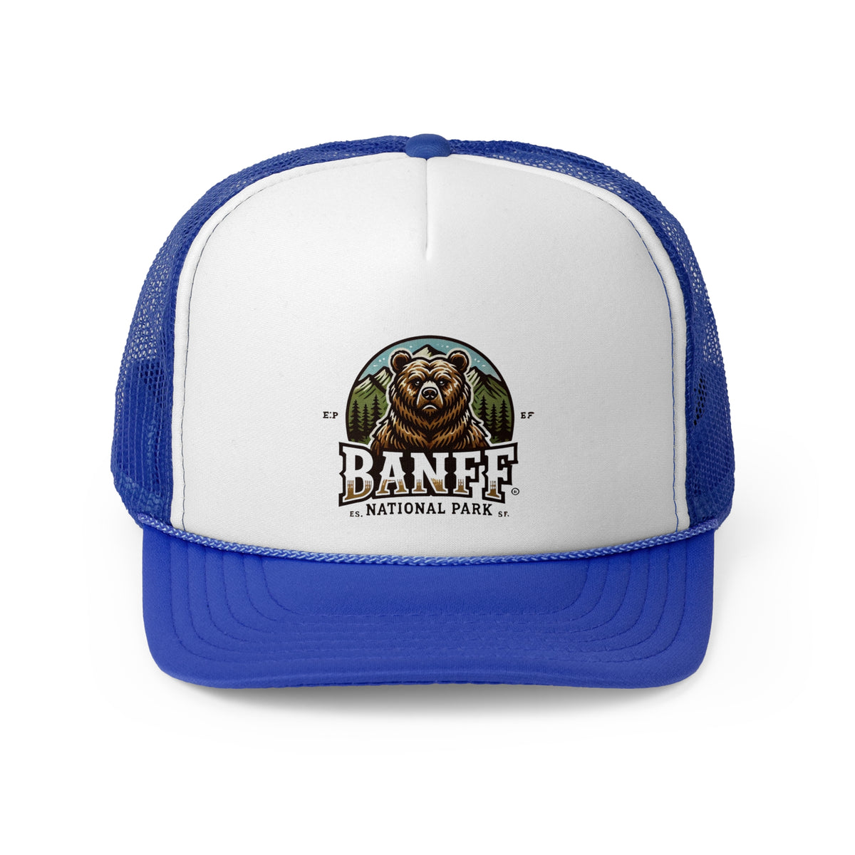Banff National Park Bear Trucker Cap | Outdoor Adventure Hat