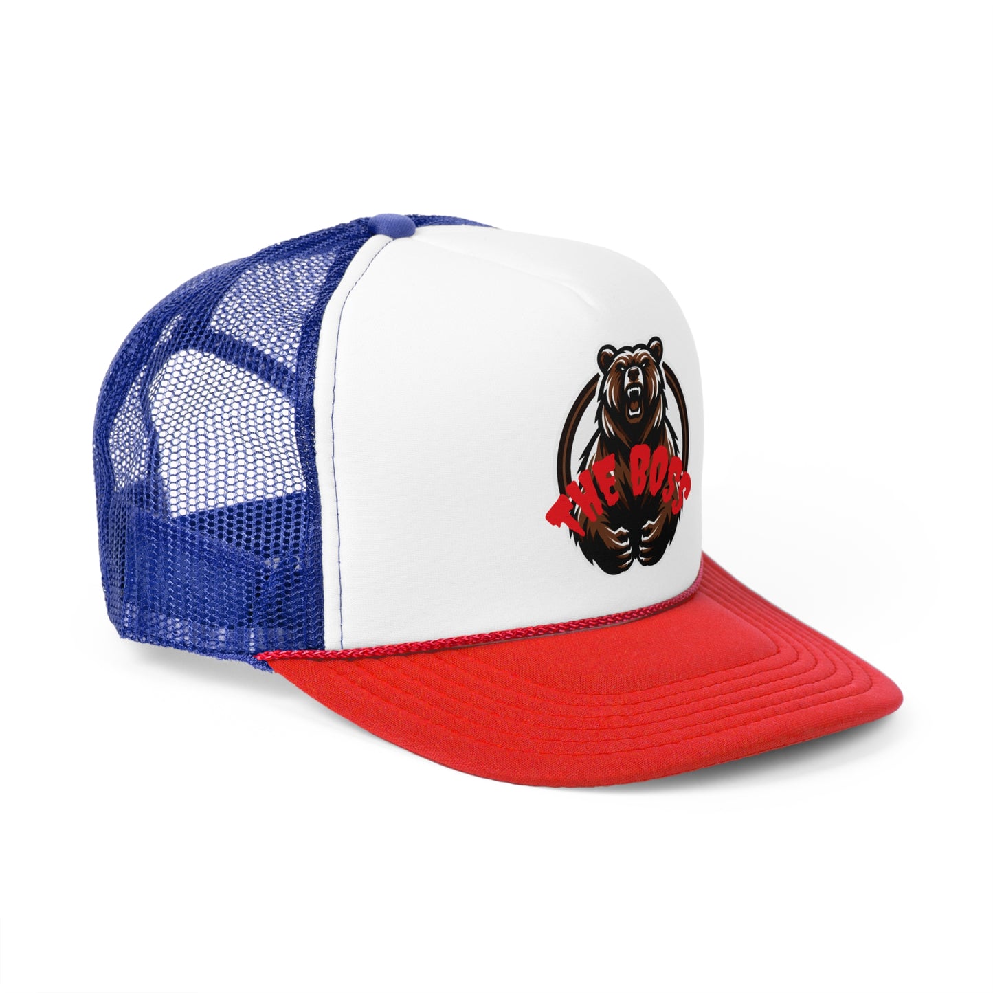 The Boss Bear Trucker Cap - Stylish & Fun Headwear for Leaders
