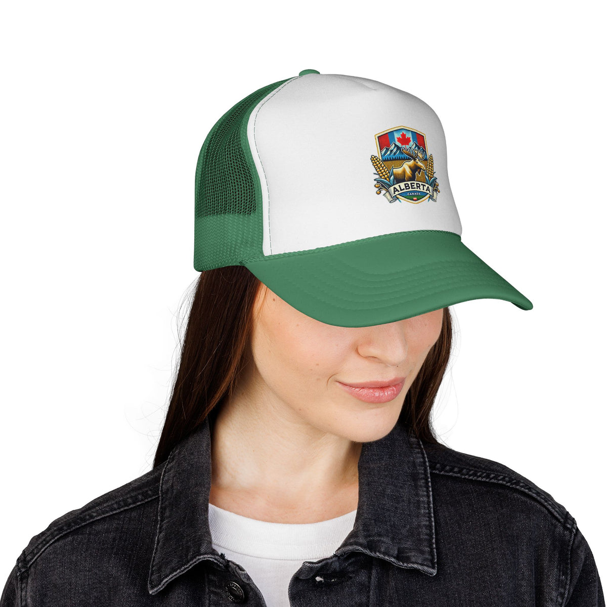 Alberta Trucker Cap | Vintage Style Snapback, Outdoorsy Gifts, Summer Essentials, Canadian Heritage, Road Trip Accessory