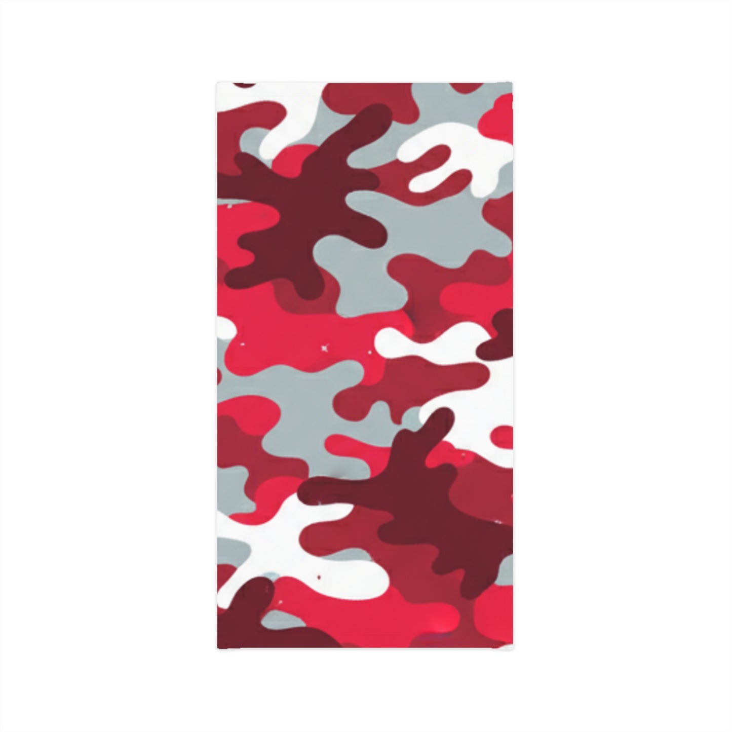 Red Camo Neck Gaiter — Lightweight Breathable Face & Headwear