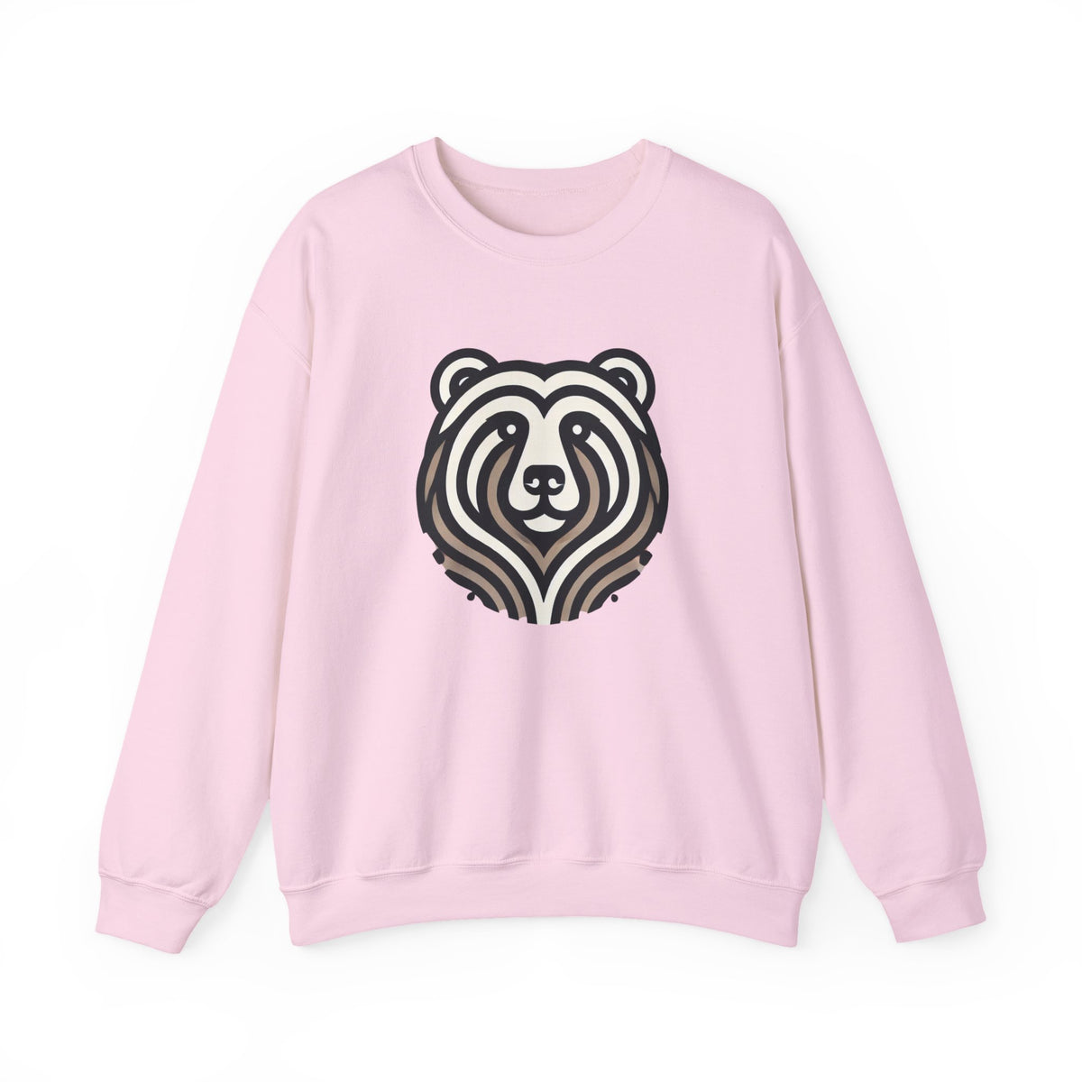 Bear Graphic Crewneck Sweatshirt | Cozy Unisex Pullover for Nature Lovers, Gift for Birthdays, Holidays, and Outdoor Adventures