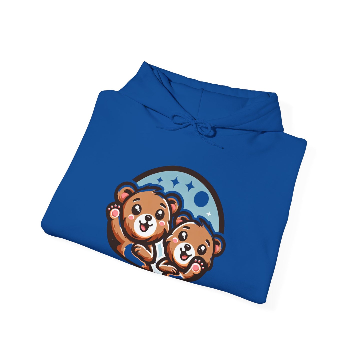 Cute Bear Graphic Hoodie, Cozy Sweatshirt, Animal Lover Gift, Unisex Apparel, Perfect for Casual Wear, Birthday or Holiday Present