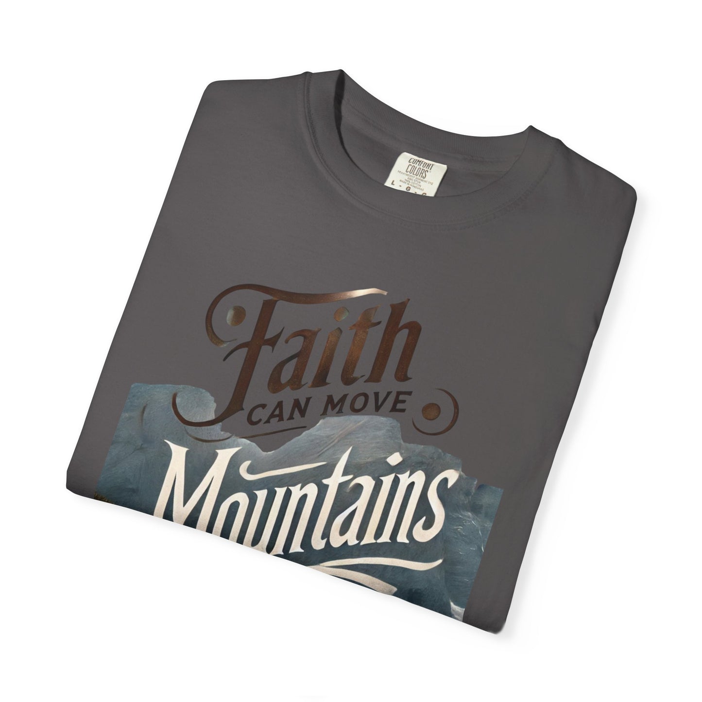 Faith-Inspired Unisex T-Shirt, Casual Tee, Inspirational Gift, Mountain Lovers, Relaxed Fit Wear, Everyday Comfort Shirt