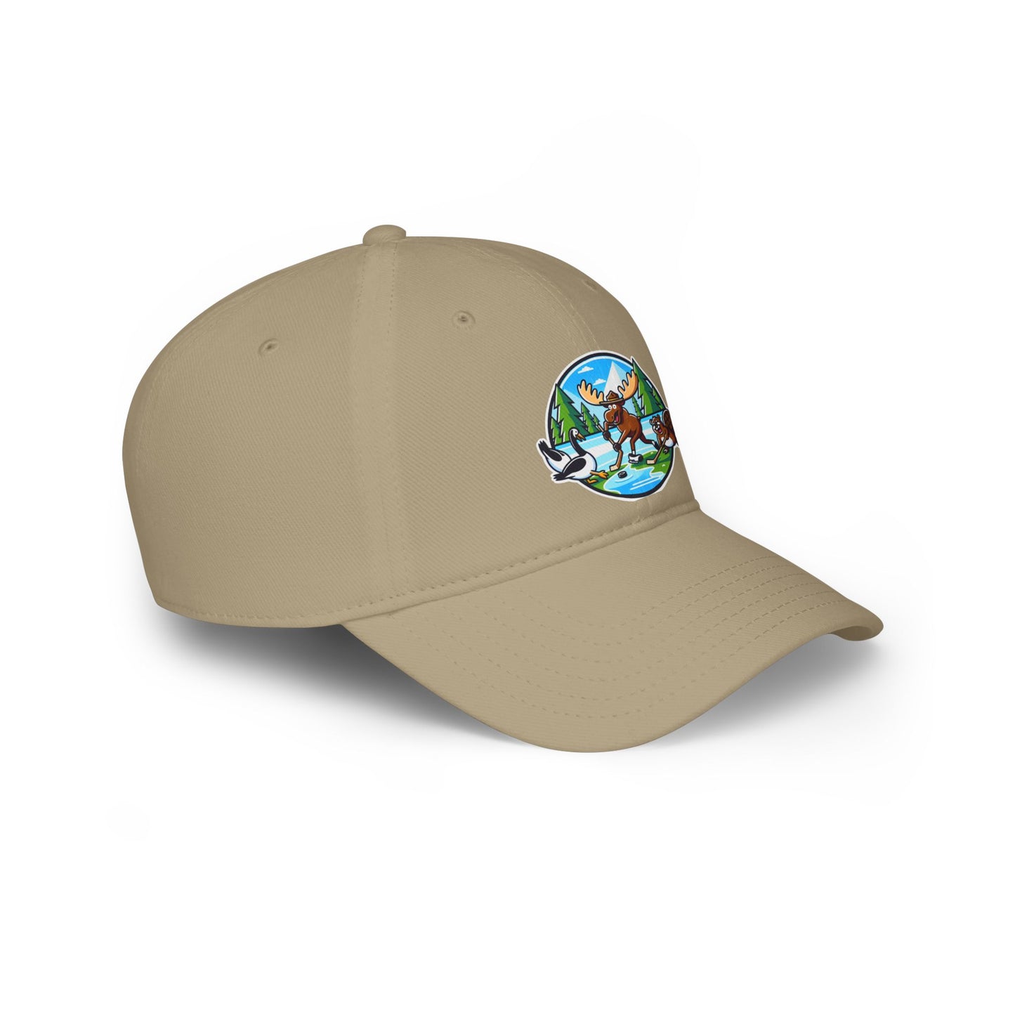 Nature-Inspired Moose Low Profile Baseball Cap