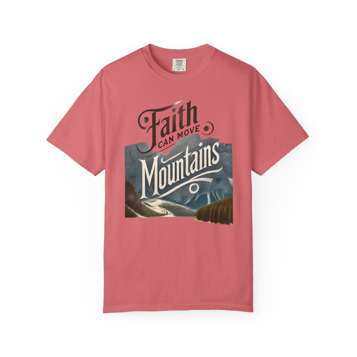 Faith-Inspired Unisex T-Shirt, Casual Tee, Inspirational Gift, Mountain Lovers, Relaxed Fit Wear, Everyday Comfort Shirt