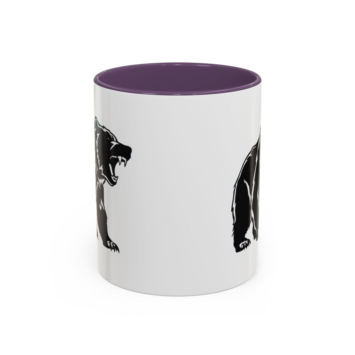 Roaring Bear Accent Coffee Mug - 11oz & 15oz - Perfect Gift for Wildlife Lovers