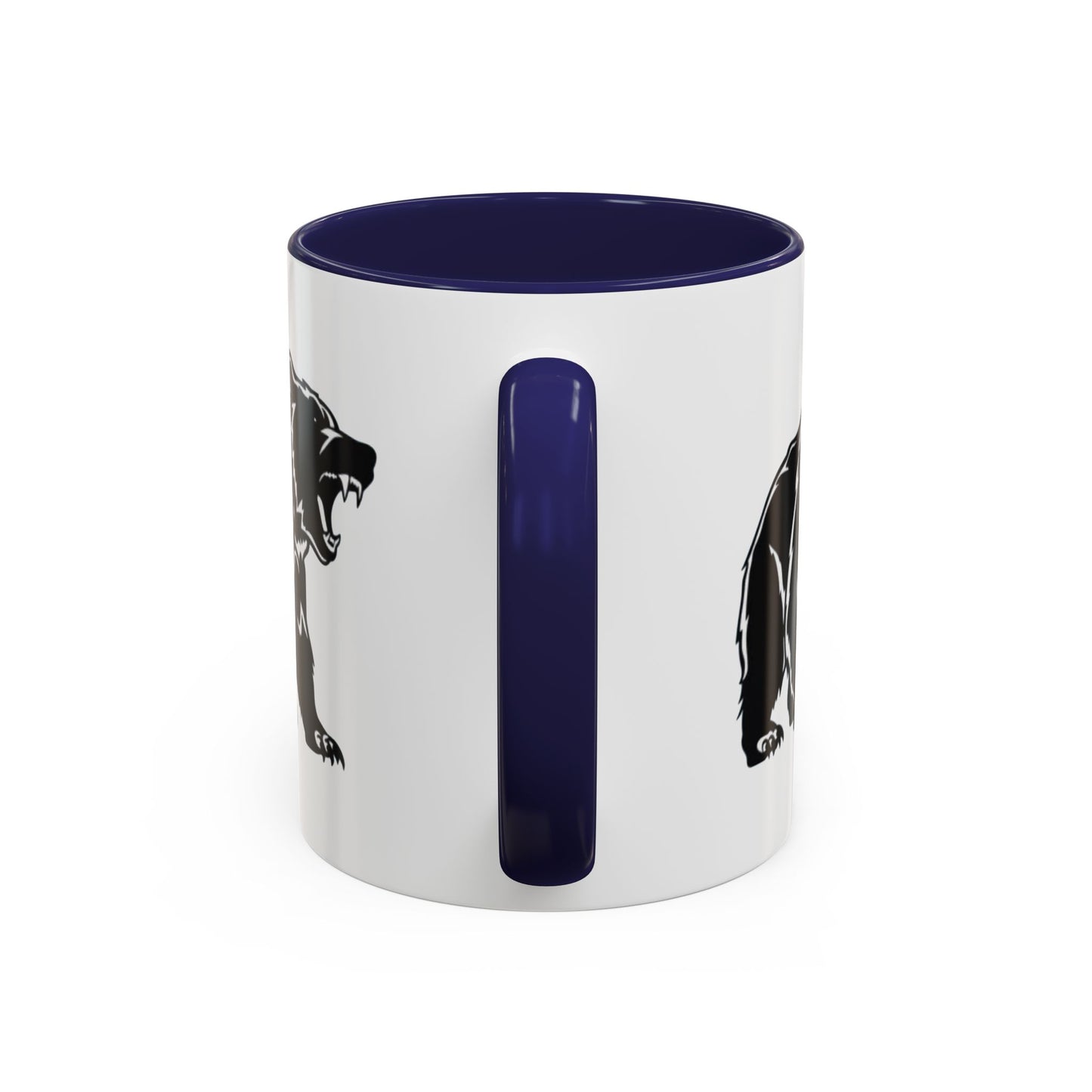 Roaring Bear Accent Coffee Mug - 11oz & 15oz - Perfect Gift for Wildlife Lovers