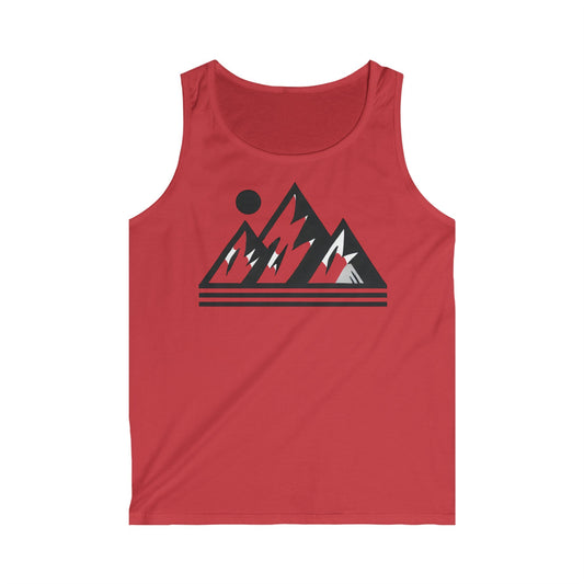 Mountain Adventure Men's Tank Top, Summer Vibe Sleeveless Shirt, Outdoor Enthusiast Apparel, Gift for Hikers, Relaxed Fit Activewear
