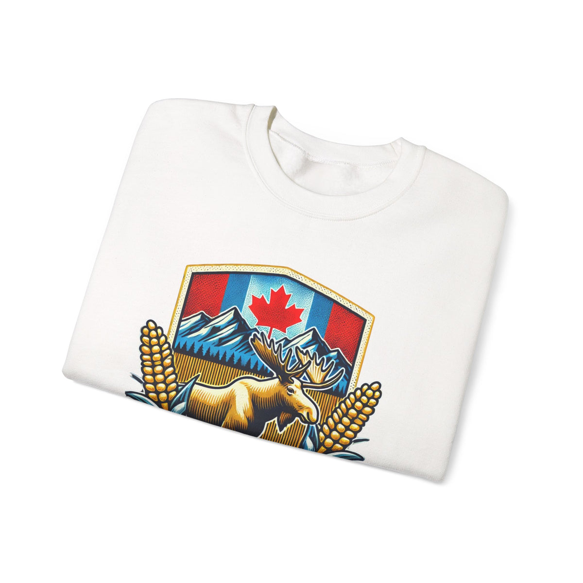 Alberta Crest Crewneck Sweatshirt - Cozy Unisex Apparel for Nature Lovers, Perfect for Outdoor Adventures, Canada Pride, Gifts