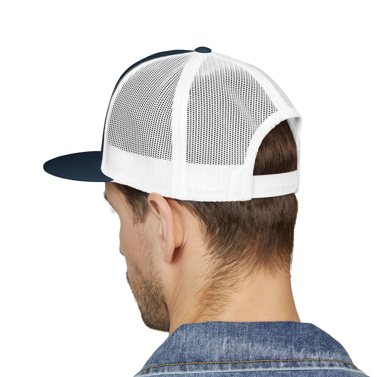 Embroidered 5 Panel Trucker Cap - Stylish, Casual Hat for Outdoor Adventures, Festivals, and Everyday Wear, Gift for Him or Her