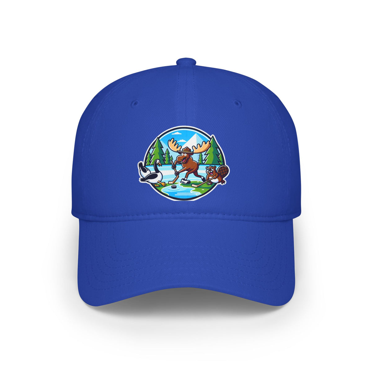 Nature-Inspired Moose Low Profile Baseball Cap