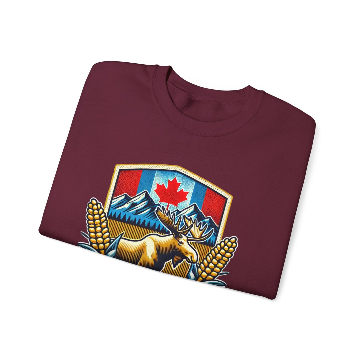 Alberta Crest Crewneck Sweatshirt - Cozy Unisex Apparel for Nature Lovers, Perfect for Outdoor Adventures, Canada Pride, Gifts