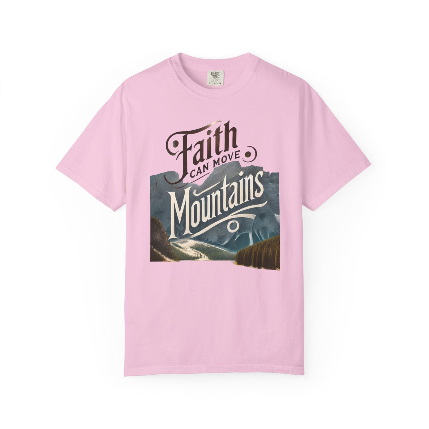 Faith-Inspired Unisex T-Shirt, Casual Tee, Inspirational Gift, Mountain Lovers, Relaxed Fit Wear, Everyday Comfort Shirt