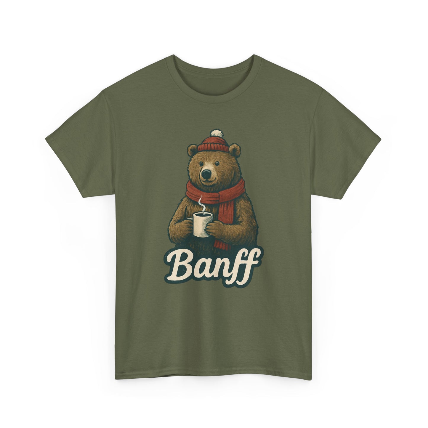 Cozy Bear Graphic Tee for Adventure Lovers