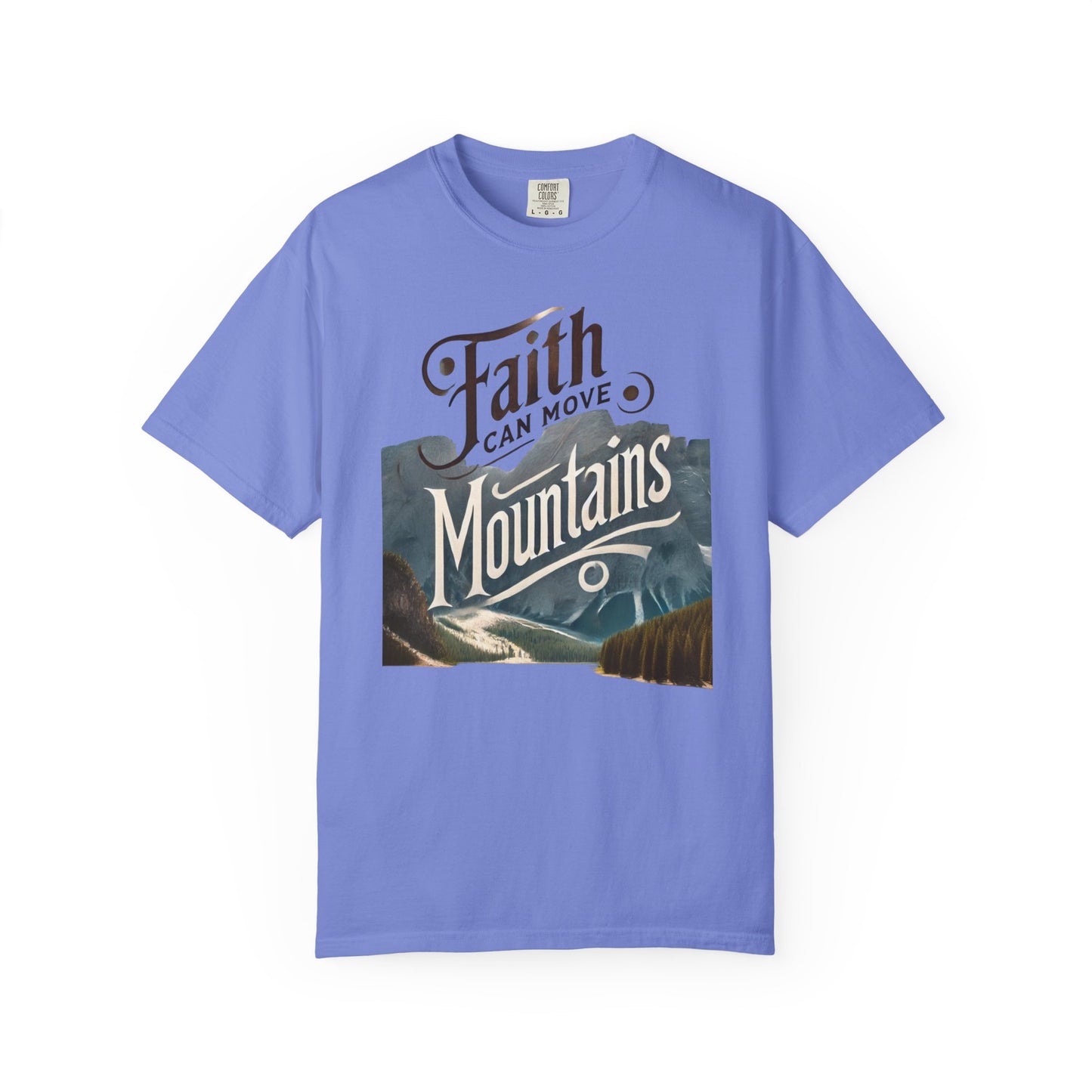 Faith-Inspired Unisex T-Shirt, Casual Tee, Inspirational Gift, Mountain Lovers, Relaxed Fit Wear, Everyday Comfort Shirt