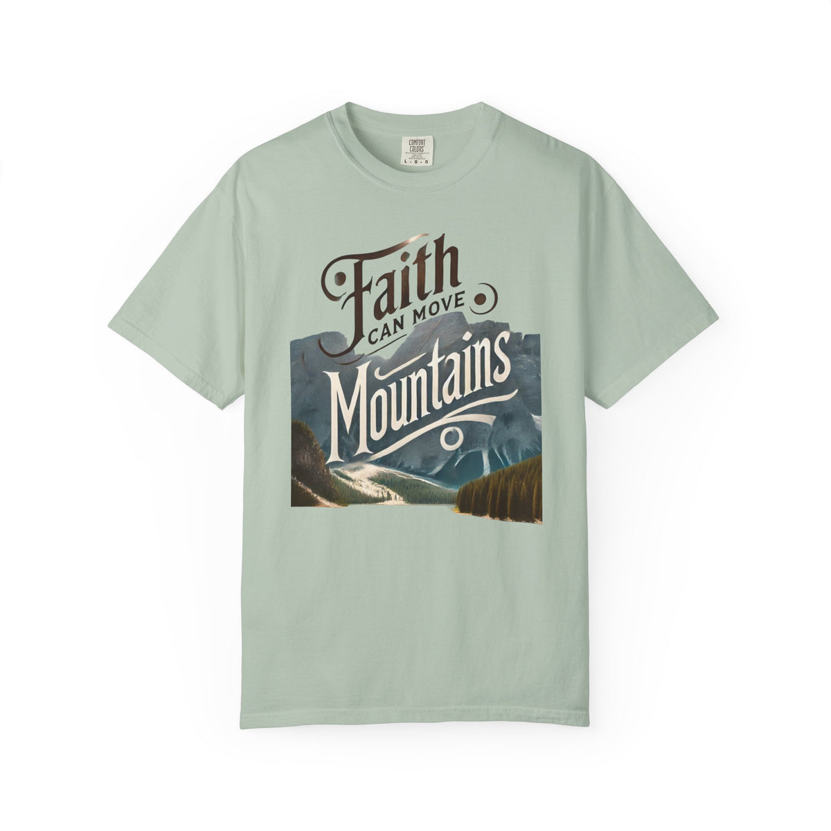 Faith-Inspired Unisex T-Shirt, Casual Tee, Inspirational Gift, Mountain Lovers, Relaxed Fit Wear, Everyday Comfort Shirt