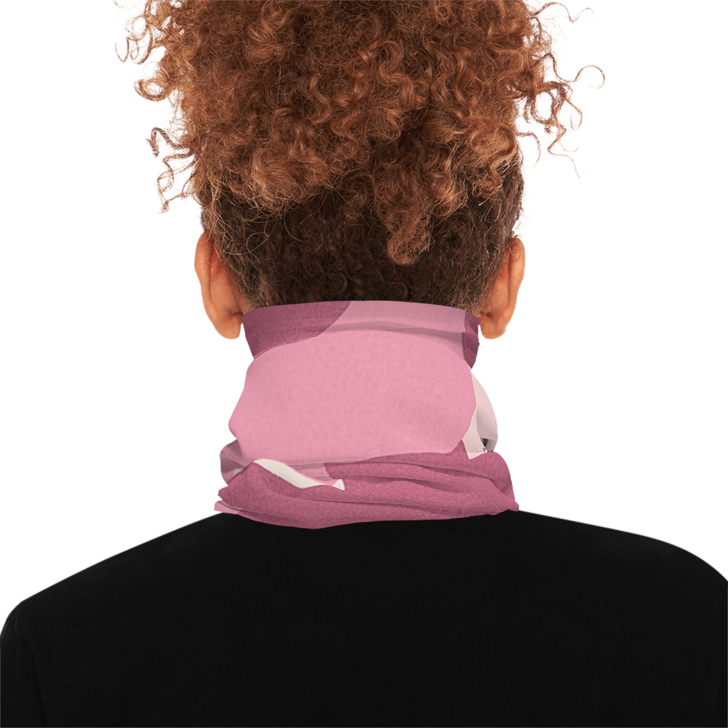 Pink Camouflage Neck Gaiter — Lightweight Face Mask & Scarf