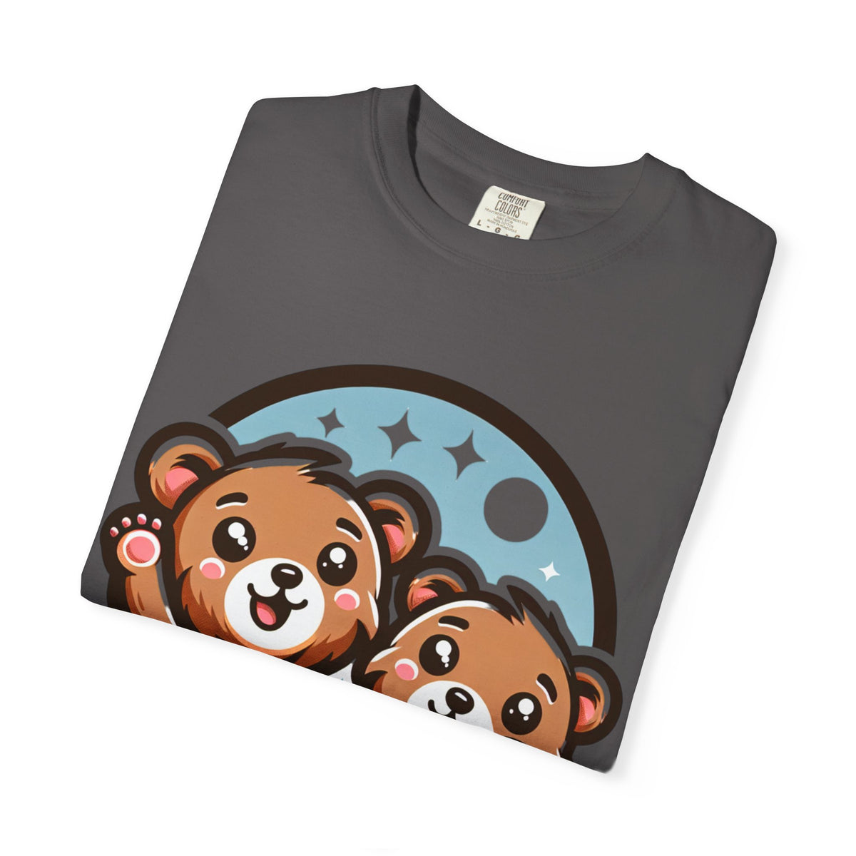 Cute Bear Duo Unisex T-shirt | Cozy Animal Tee, Gift for Kids, Cute T-shirt, Bear Lover Top, Animal Print Shirt