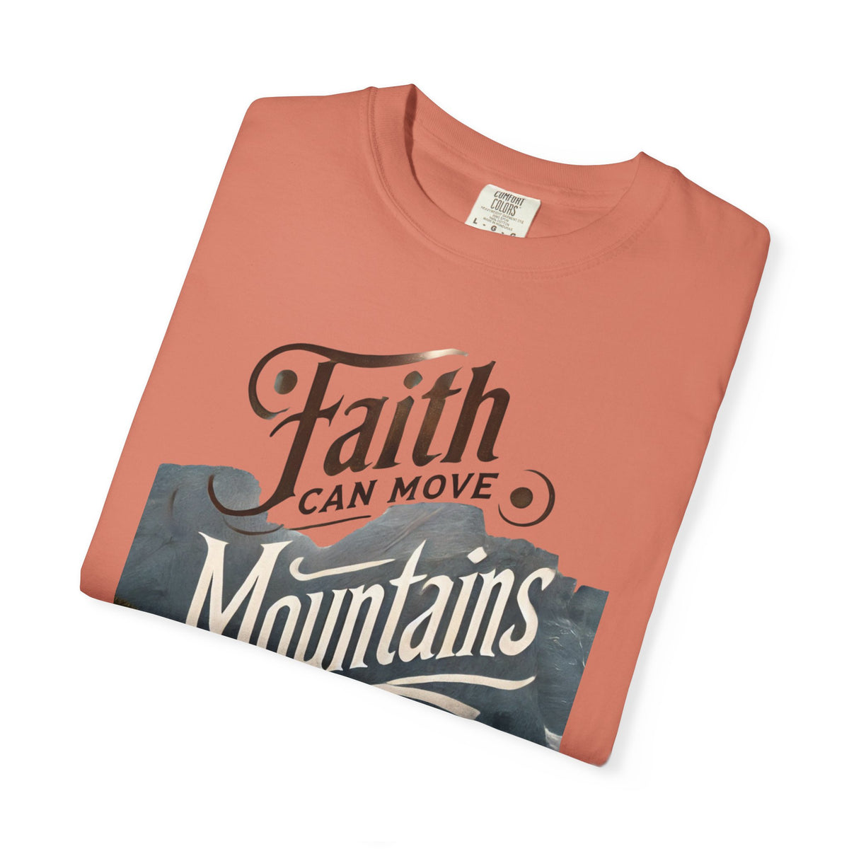 Faith-Inspired Unisex T-Shirt, Casual Tee, Inspirational Gift, Mountain Lovers, Relaxed Fit Wear, Everyday Comfort Shirt