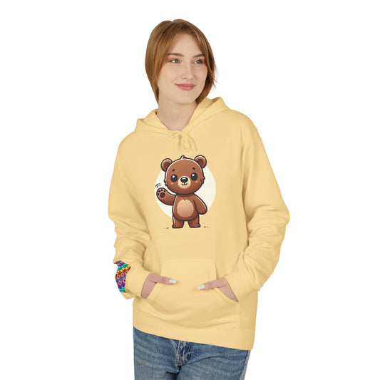 Cute Bear Graphic Hoodie, Cozy Animal Sweatshirt for Kids and Adults, Perfect Gift for Animal Lovers, Birthday, Holidays