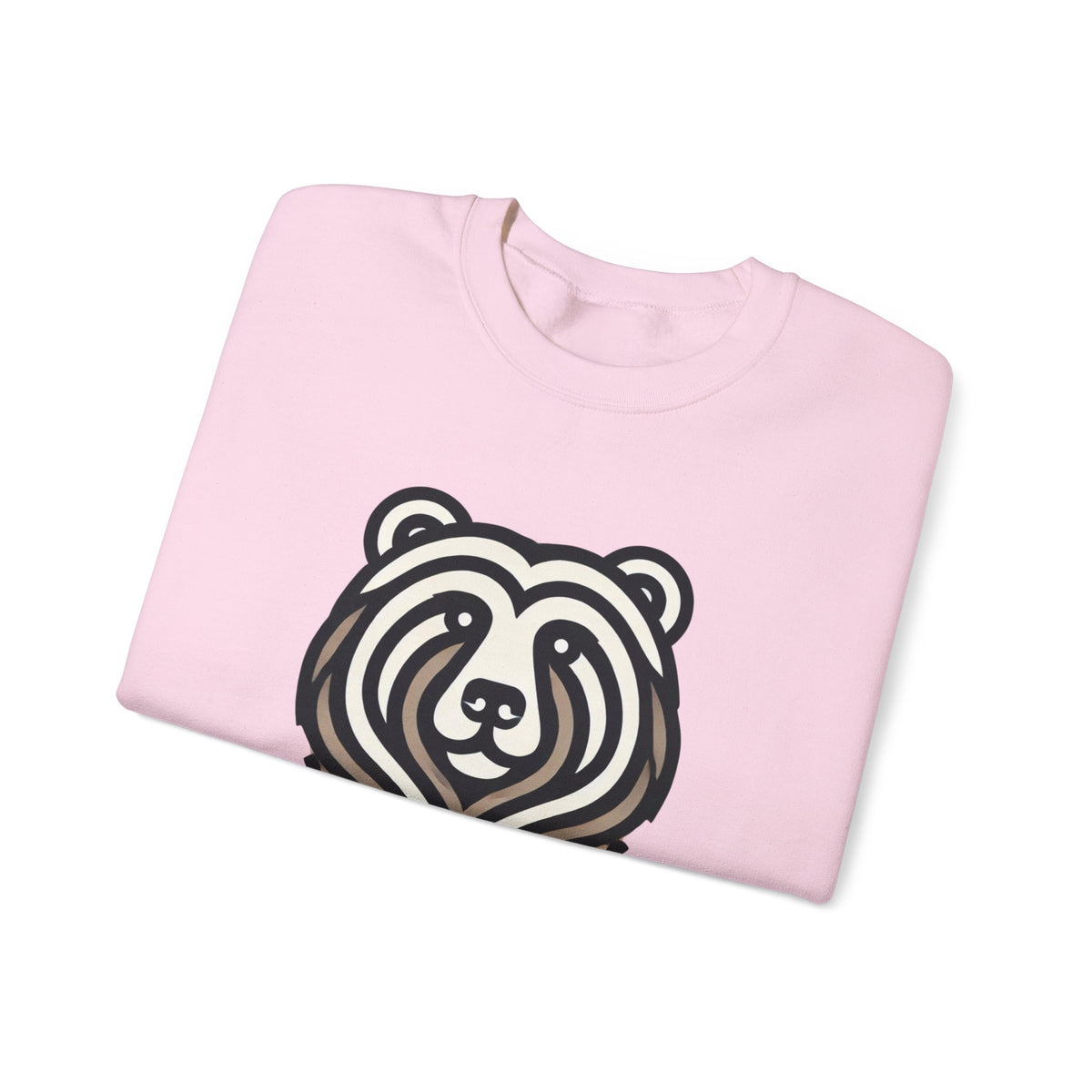 Bear Graphic Crewneck Sweatshirt | Cozy Unisex Pullover for Nature Lovers, Gift for Birthdays, Holidays, and Outdoor Adventures