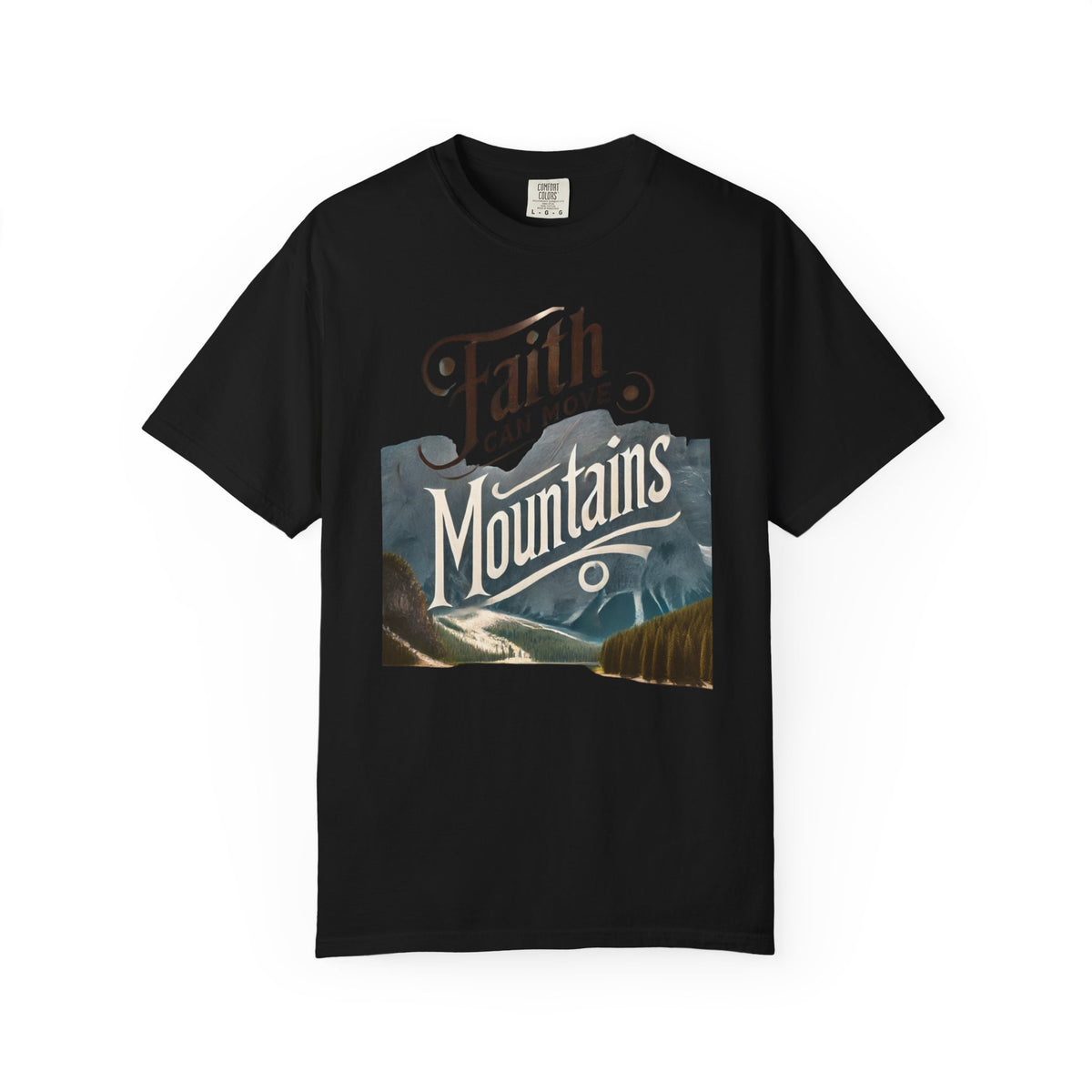 Faith-Inspired Unisex T-Shirt, Casual Tee, Inspirational Gift, Mountain Lovers, Relaxed Fit Wear, Everyday Comfort Shirt