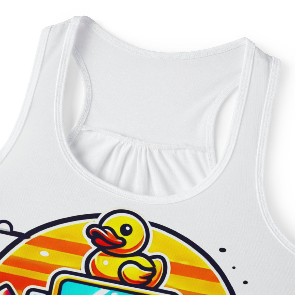 Vibrant Summer Jeep Tank Top, Women's AOP Tank, Cute Summer Apparel, Beachwear, Gift for Her, Vacation Top, Fun Graphic Tee